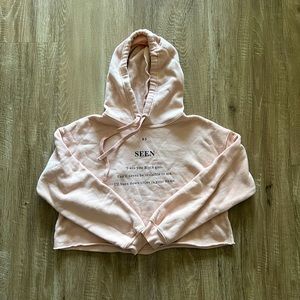 Cropped Hoodie ft. “SEEN” poem